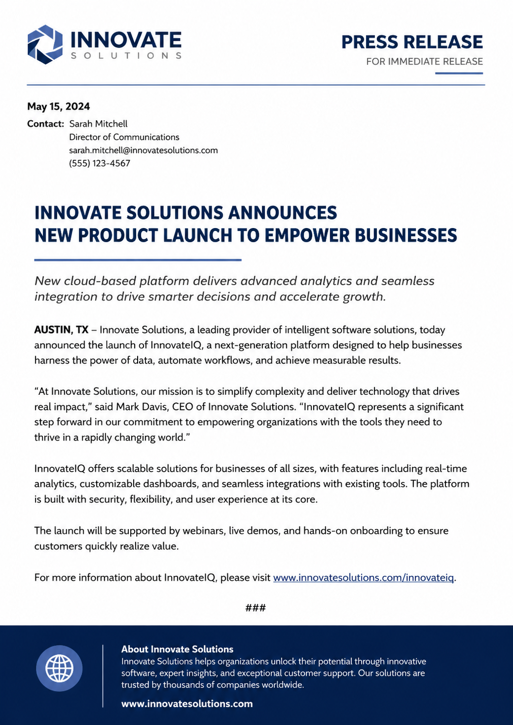 Release a Press Release – Amplify Your Brand Visibility with Professional PR Distribution